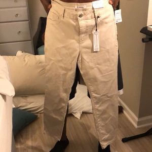BNWT high waist  ankle length khakis
